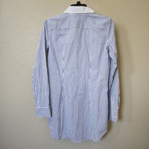 LRL Lauren Jeans Ralph Lauren button up striped blouse XS - Picture 3 of 5